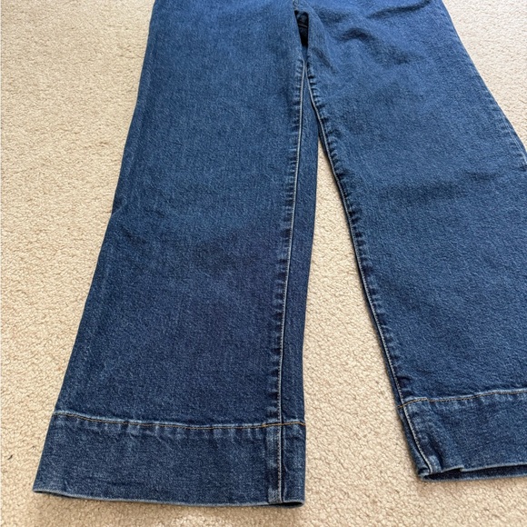 J. Crew Indigo Wide Leg Jeans - Picture 2 of 5